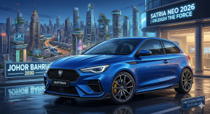 Illustration of Proton Satria Neo 2026